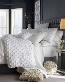 Puckered Diamond Bed Linens   