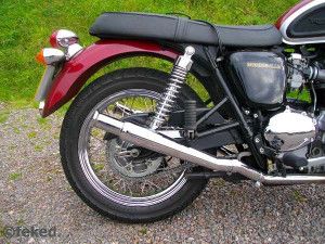  Hinckley Bonnie to that classic sound and really improve the look over