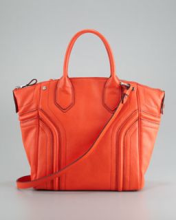  available in tangerine $ 450 00 milly zoey leather tote bag tangerine