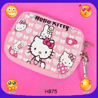 new hello kitty rabbit digital camera case bag cell phone