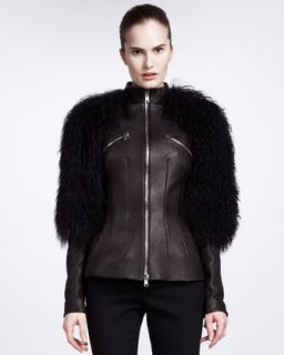 Trilogy Grooved Fur Jacket   