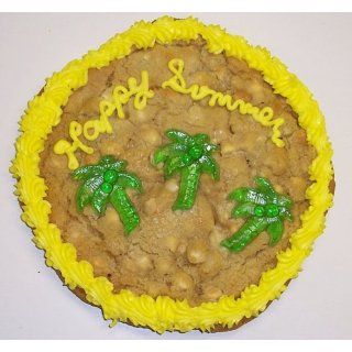 Scotts Cakes 2 lb. Chocolate Chip Cookie Cake with Apple Palm Tree