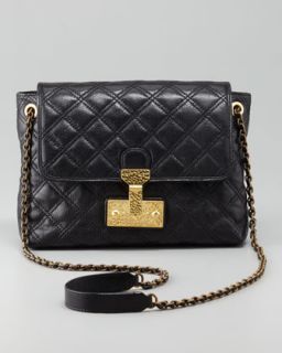 V1BF3 Marc Jacobs Single Baroque Large Quilted Bag