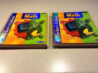 Houghton Mifflin Math Grade 4 Teacher Edition Both Volumes 1 & 2 for