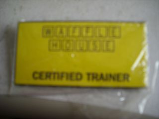 Waffle House Certified Trainer Name Tag