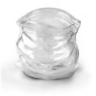Fred and Friends Unzipped Bag Shaped Hand Blown Glass Bowl