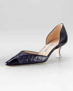  orsay available in navy $ 675 00 manolo blahnik iriedo quilted d orsay