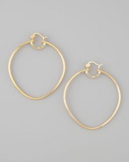 Y1EBQ Simone I. Smith Yellow Gold Precious Fruit Hoop Earrings, Extra