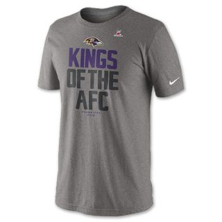 Mens Nike Baltimore Ravens NFL Kings of the AFC Tee Shirt