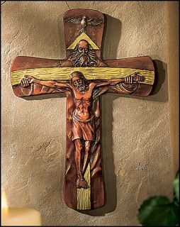 THE HOLY TRINITY WALL CRUCIFIX WOULD MAKE A WONDERFUL GIFT FOR SOMEONE