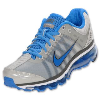Nike Womens Air Max+ 2009 Running Shoe Grey/Blue
