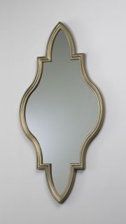 Decorative Hanging Wall Mirror Wood Frame Canyon Bronze Finish Home
