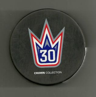 Henrik Lundqvist New York Rangers Crown Collection Puck MSG Exclusive