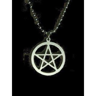 Pentacle Necklace   STEEL Sacred Mists Shoppe Jewelry