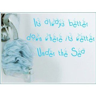 Under The Sea Wall Decal Size 18 H x 30 W, Color of