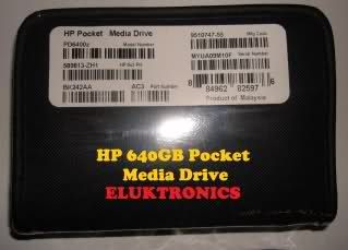 HP 640GB Pocket Media Drive External Hard Disk PD5000