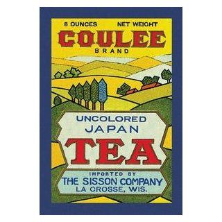 Paper poster printed on 12 x 18 stock. Coulee Brand Tea