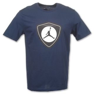 Jordan AJ14 Shield Mens Tee Shirt Obsidian