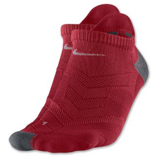 Nike Elite Mens Running Crew Sock Red/Grey
