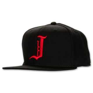 Jordan True J Snapback Hat Black/Gym Red