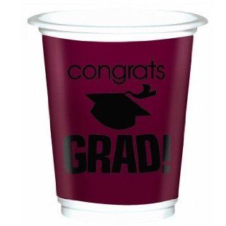 Lets Party By Amscan Congrats Grad Berry Graduation 12 oz
