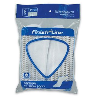 Finish Line Womens Size 3 9 6 Pack No Show Socks