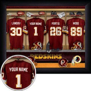 Washington Redskins NFL Customized Locker Room 11 x 14