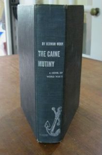 The Caine Mutiny by Herman Wouk First Edition Owned by Radm Joshua w