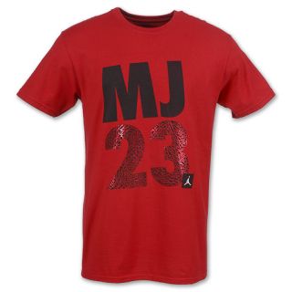 Jordan MJ 23 Mens Tee Varsity Red/Black