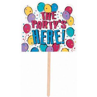 Lets Party By Amscan The Partys Here Balloon Lawn Sign