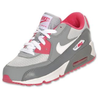 Girls Preschool Nike Air Max 90 Running Shoes Grey