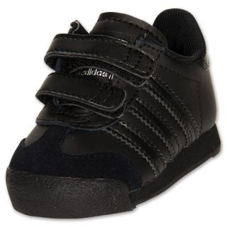 adidas Infant Samoa Leather Casual Shoes Black