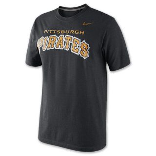 Mens Nike Pittsburgh Pirates MLB Tri Blend Logo Baseball T Shirt