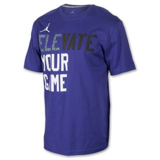 Jordan Elevate Your Game Mens Tee Court Purple