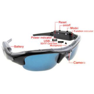  DVR Spy Sunglasses Camera Audio Video Recorder DV HIDDEN CAMERA GADGET