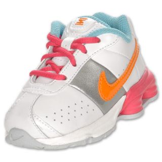 Nike Shox Classic Toddler Running Shoes White/Mango