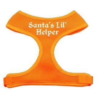 Santas Lil Helper Screen Print Soft Mesh Harness Orange