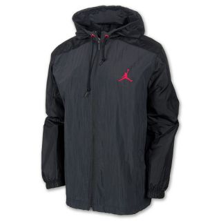 Jordan XI All Night Full Zip Mens Jacket Black/Red