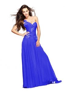 Sherri Hill 1460 One Shoulder Jeweled Evening Gown Various Colors