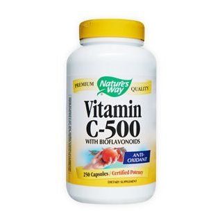 Vitamin C 500–Bioflavonoids 250 Cp Health & Personal