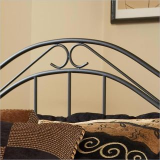 Hillsdale House Furniture Winsloh Metal Poster Black Finish Bed