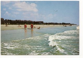 Hilton Head Island SC Ocean Beach Bathers Bldg Postcard