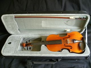 New Handmade Violin Highly Flamed BACK 4/4  MONEY BACK GTD #188