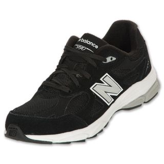 New Balance 990 Suede Kids Running Shoes Black