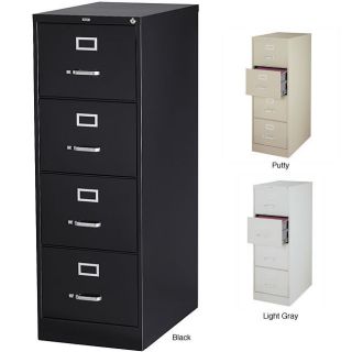 Hirsh 25 inch Deep 4 drawer Legal size Commercial Vertical File Cabin