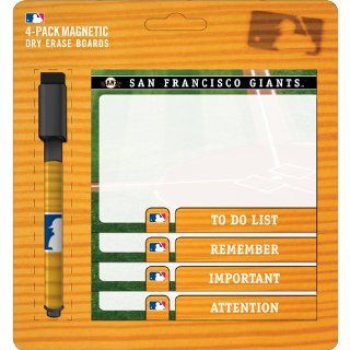 Turner San Francisco Giants Magnetic To Do Notes, 4 Pack