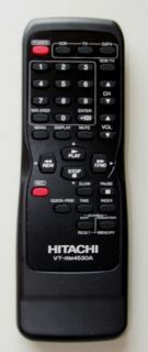 Hitachi VT RM4530A VCR Remote Control Unit