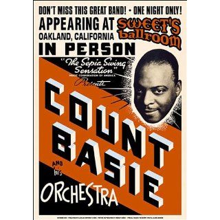 Count Basie Orchestra (Jazz) Music Poster Print   17 X 24