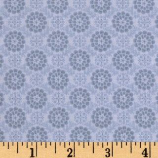 44 Wide Winter Traditions Heirloom Floral Ice Blue