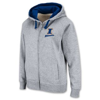 Illinois Fighting Illini NCAA Womens Hooded Full Zip Sweatshirt
